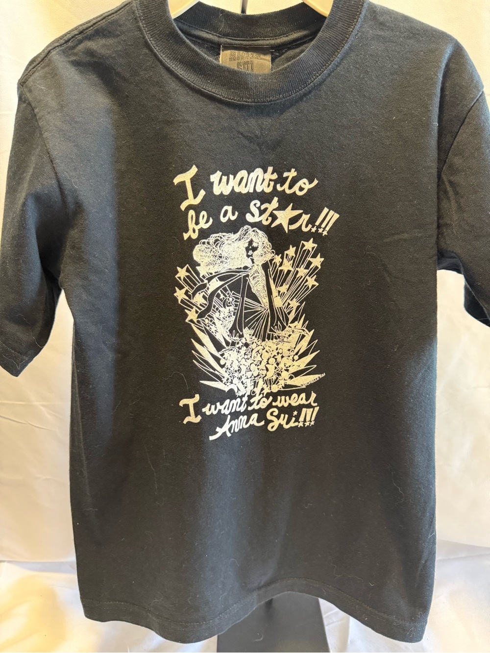 Anna Sui Vintage Women’s Black T-Shirt